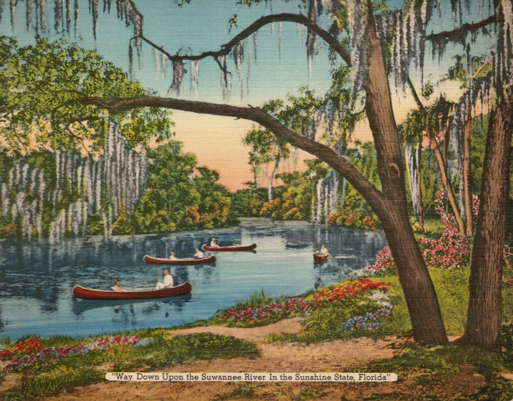 HARTMAN CARD CO - Suwanee River, Florida: Giant Postcard