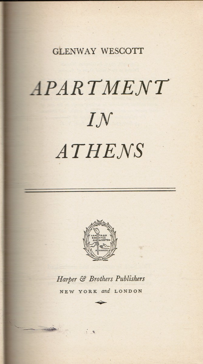 GLENWAY, WESCOTT - Apartment in Athens