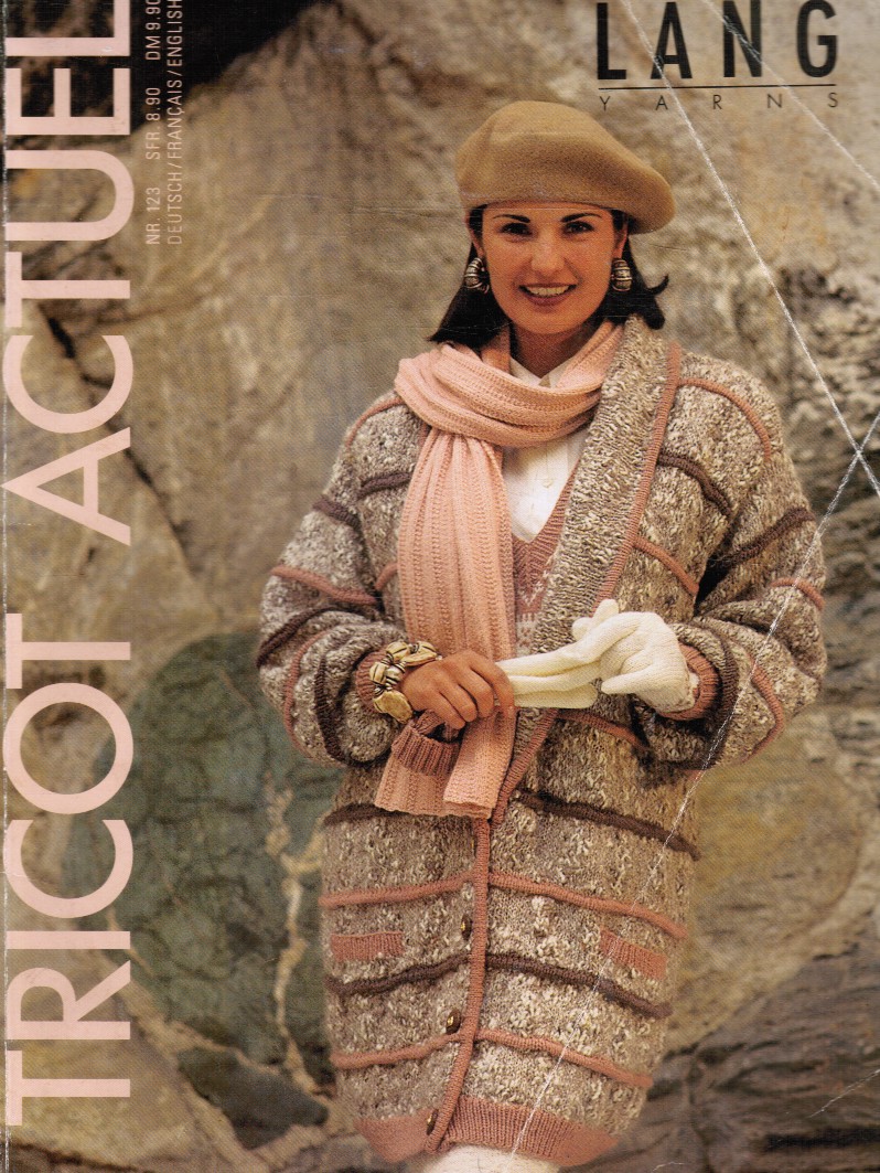 LANG DESIGNERS - Tricot Actuel - Knitting Patterns in English and French #123