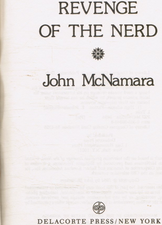 MCNAMARA, JOHN - Revenge of the Nerd