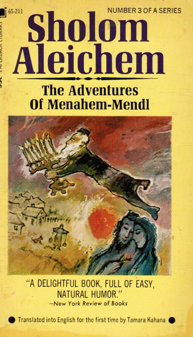 ALEICHEM, SHOLOM - Adventures of Menahem-Mendl