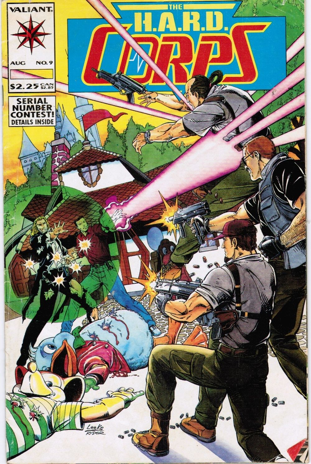 DAVID MICHELINIE, WRITER; BOB LAYTON, EDITOR-IN-CHIEF - H.A. R.D. Corps #9, August 1993 (Harbinger Active Resistance Division)