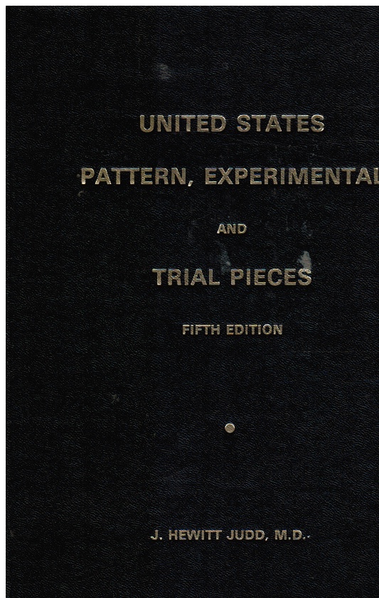 JUDD, J. HEWITT; ABE KOSOFF (VALUATION) ; WALTER BREEN (RESEARCH) - United States Pattern, Experimental and Trial Pieces