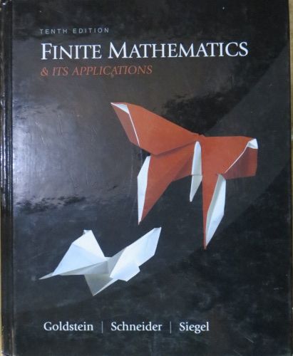 GOLDSTEIN, LARRY J; DAVID I. SCHNEIDER; MARTHA J. SIEGEL - Finite Mathematics & Its Applications