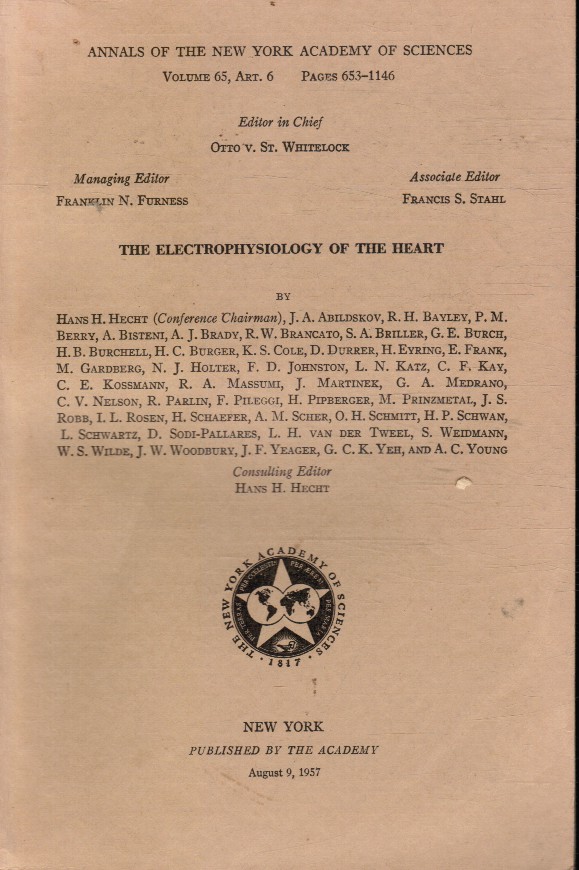 HECHT, HANS H. (EDITOR) - The Electrophysiology of the Heart