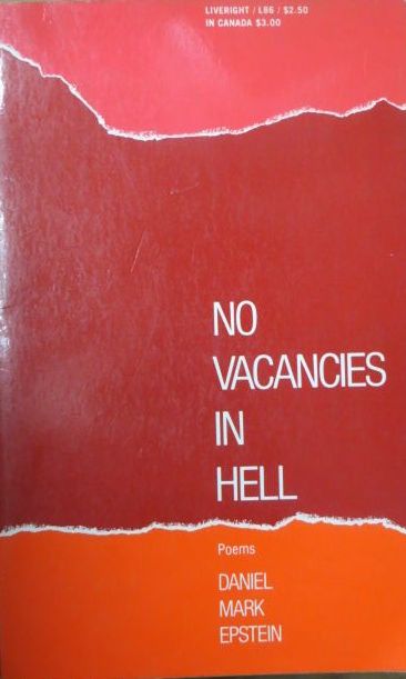 EPSTEIN, DANIEL M. - No Vacancies in Hell - Poems