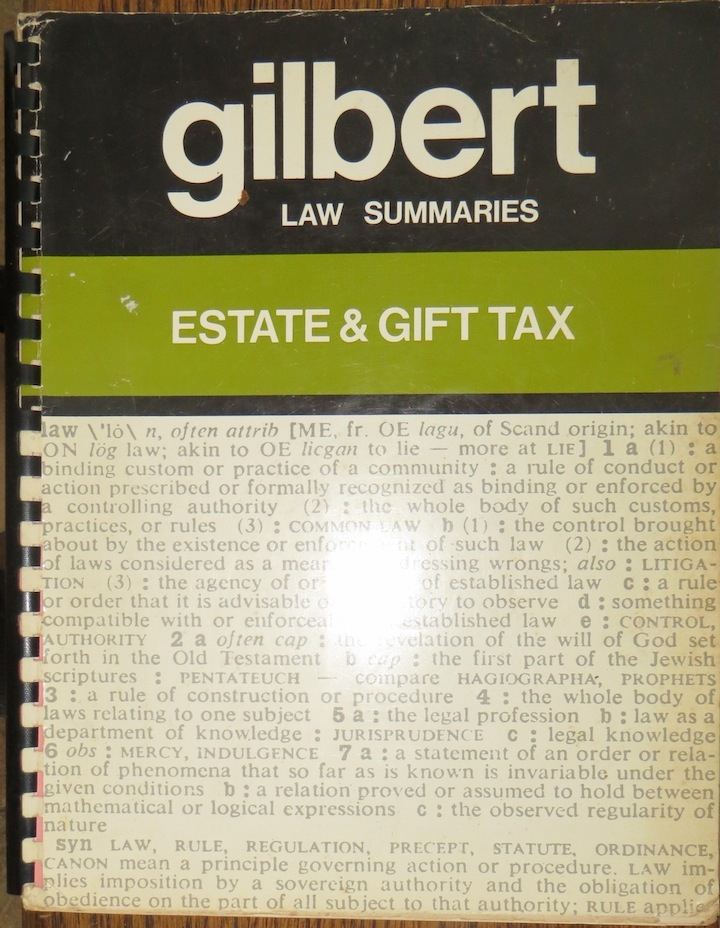 RUTTER, WILLIAM A. - Gilbert Estate & Gift Tax