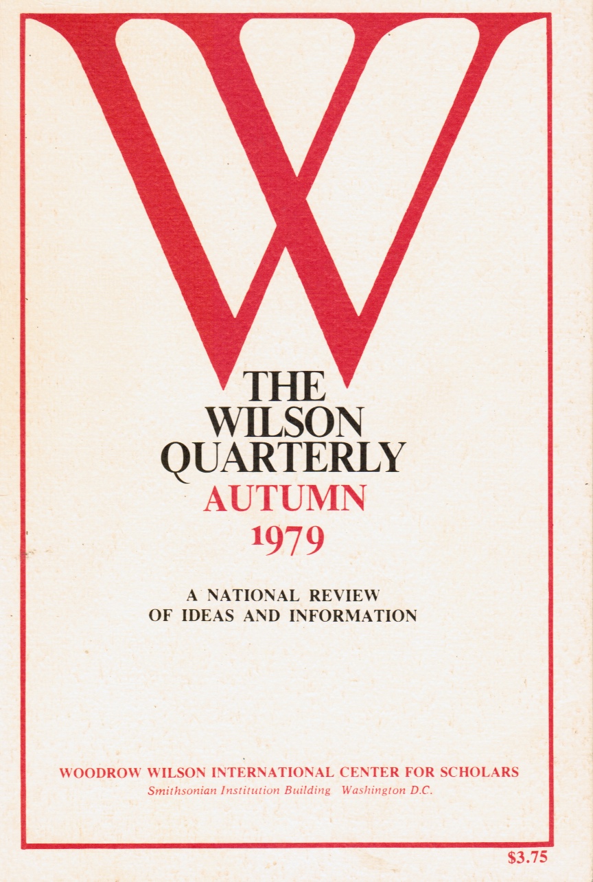 BRAESTRUP, PETER (EDITOR) - The Wilson Quarterly : Autumn 1979 - Vol 3, No. 4 Taiwan, Sociobiology, Public Schools, Freud, Charles Dickens
