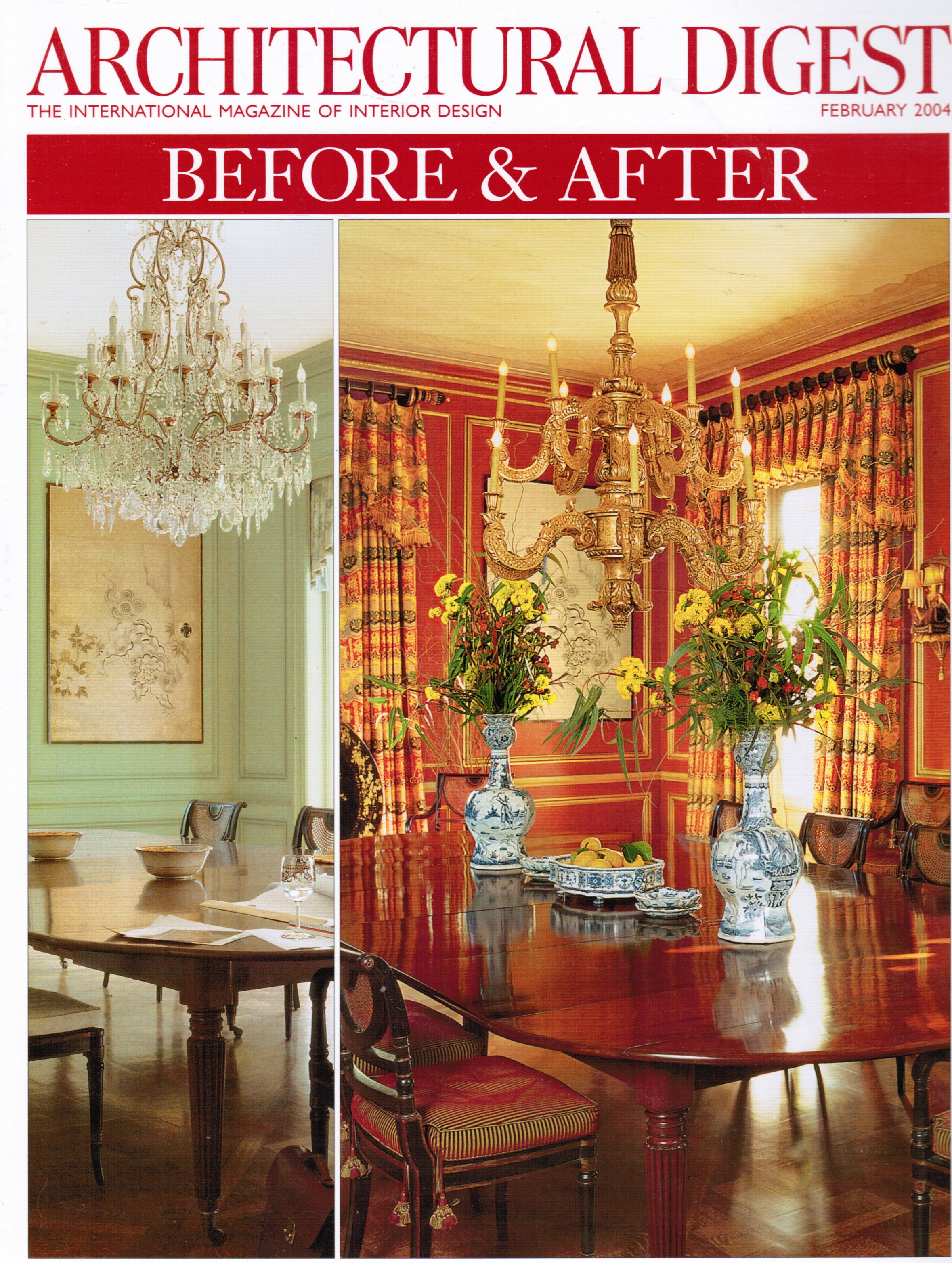 PAIGE RENSE, EDITOR-IN-CHIEF - Architectural Digest 2004 February - Before & After