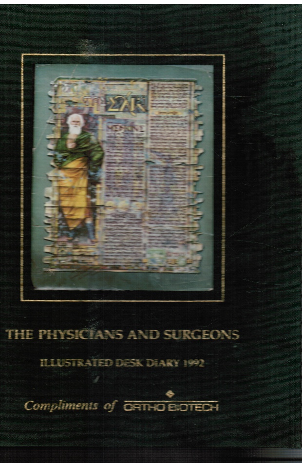 SUSIE H. BAXTER, EDITOR - The Physicians and Surgeons: Illustrated Desk Diary 1992