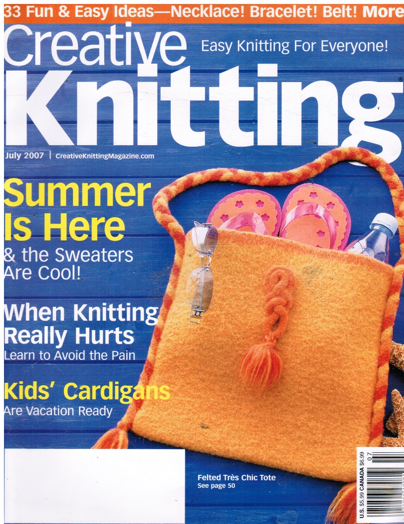 BOBBIE MATELA, EDITOR - Creative Knitting: July 2007