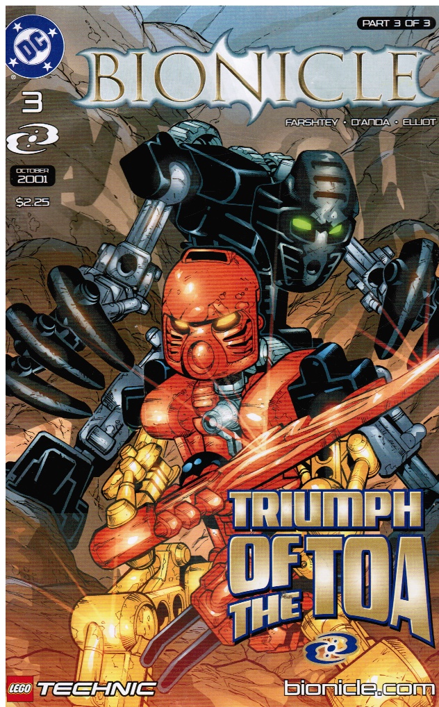 GREG FARSHTEY, WRITER - Bionicle: Triumph of the Toa (#3)