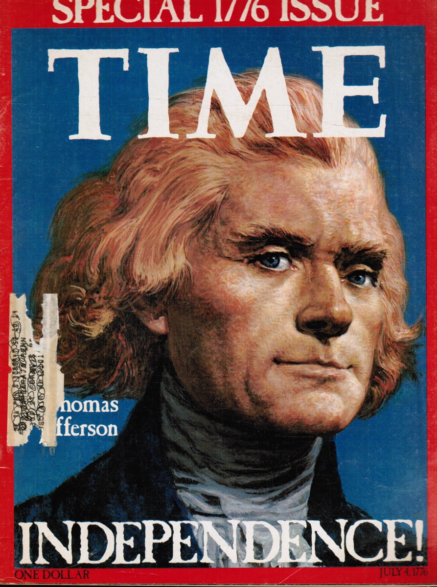 HEDLEY DONAVAN, EDITOR-IN-CHIEF - Time Magazine Special 1776 Issue Thomas Jefferson