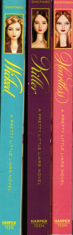 SHEPARD, SARA - 3 Books: Hearless, Killer, Wicked, Wanted