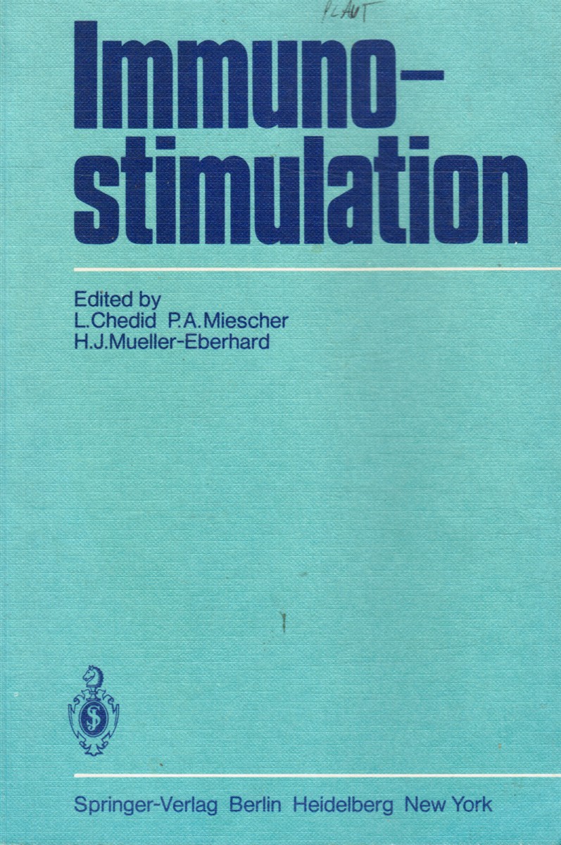 CHEDID, L; P. A. MIESCHER; J. J. MUELLER-EBERHARD - Immunostimulation
