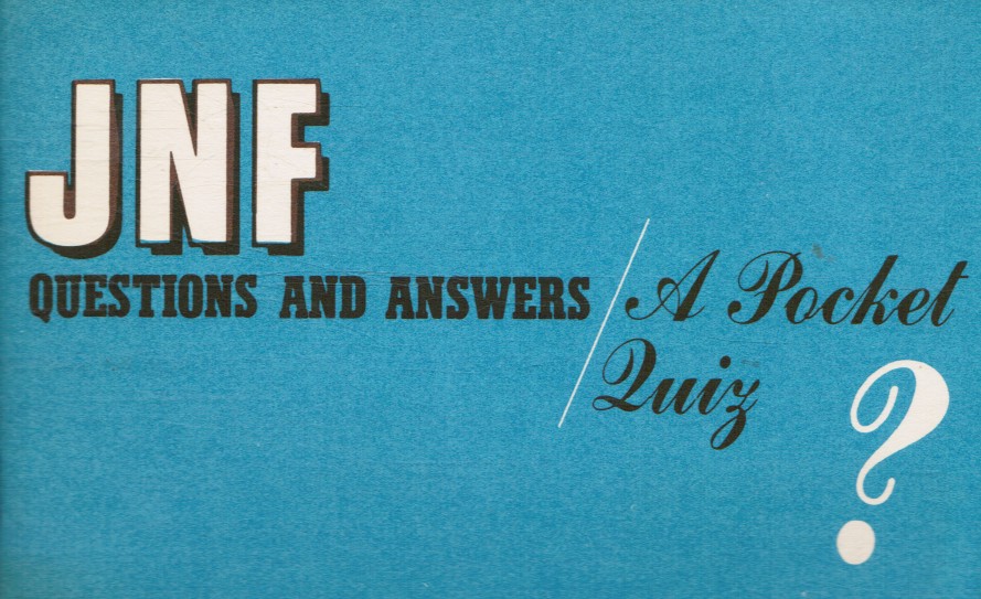 EDITORS - Jnf: Questions and Answers: A Pocket Quiz