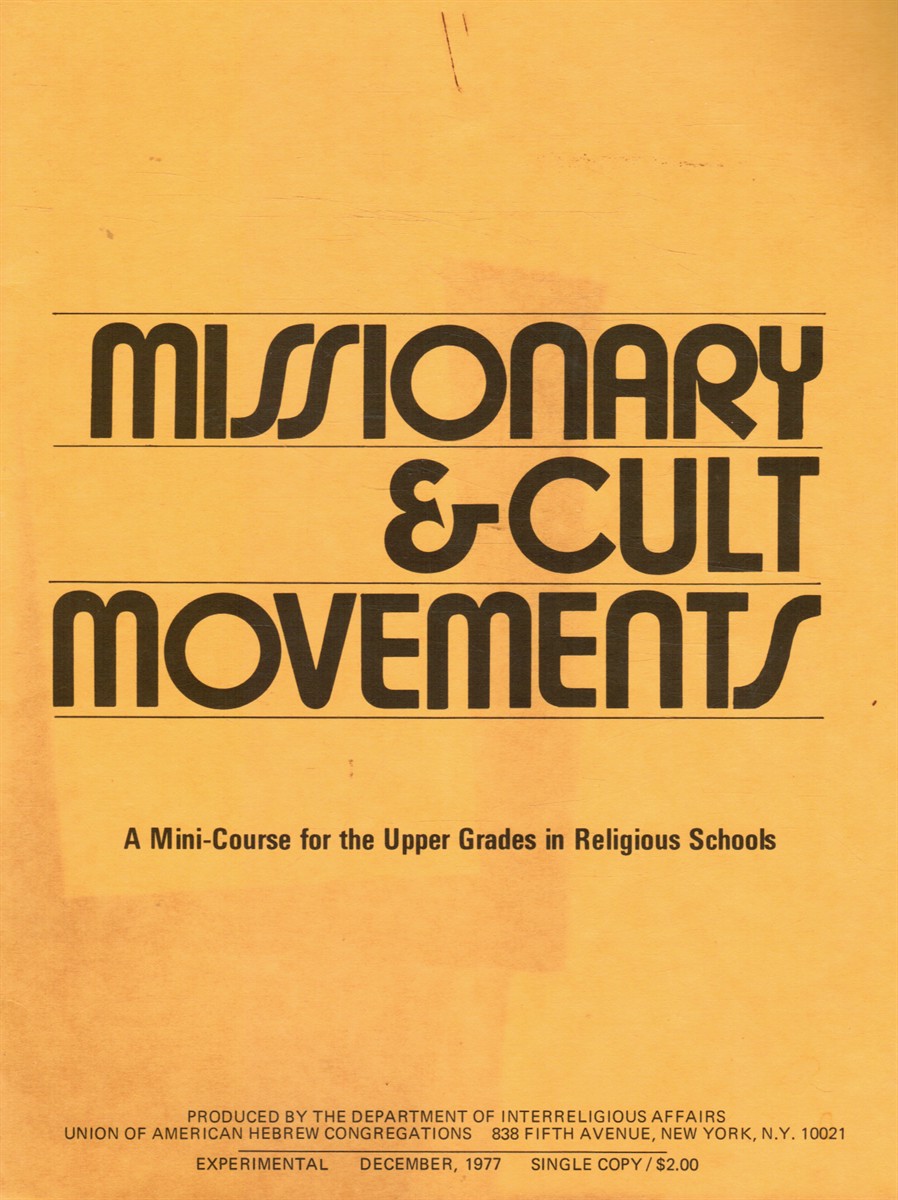 14 - Missionary & Cult Movements