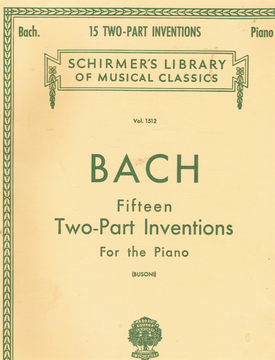 Fifteen Two-Part Inventions for the Piano, Vol. 1512