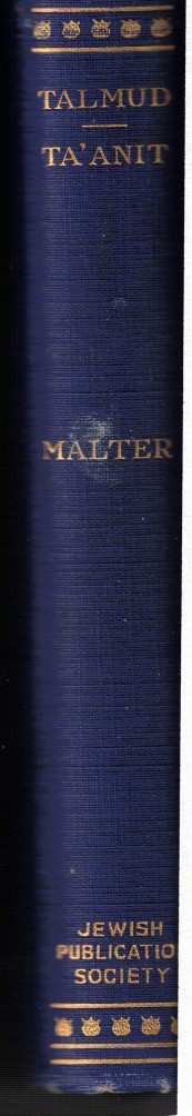 The Treatise Ta'anit of the Babylonian Talmud