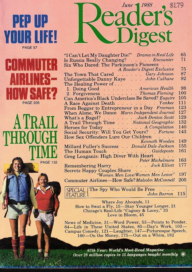 Reader's Digest Magazine: June 1988