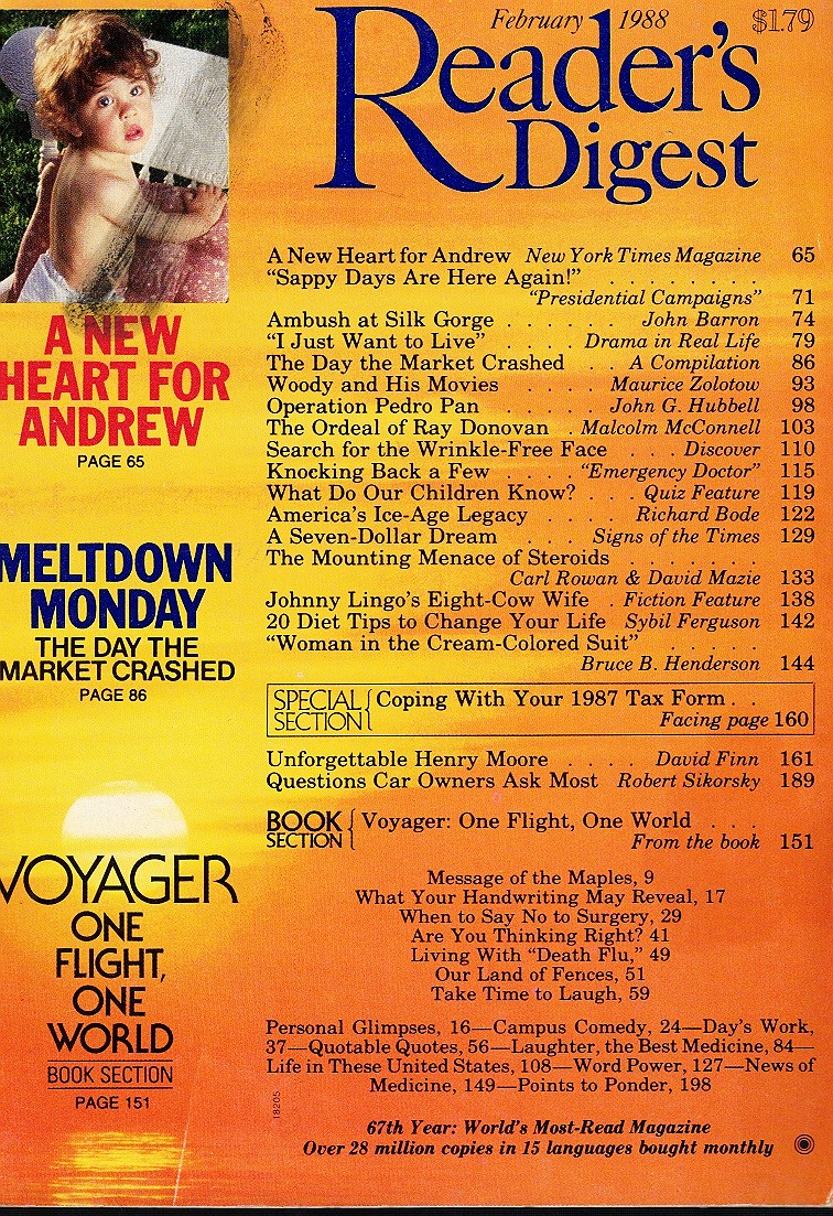 Reader's Digest Magazine: February 1988