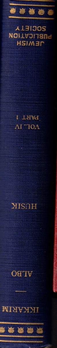 Sefer Ha-'ikkarim Book of Principles