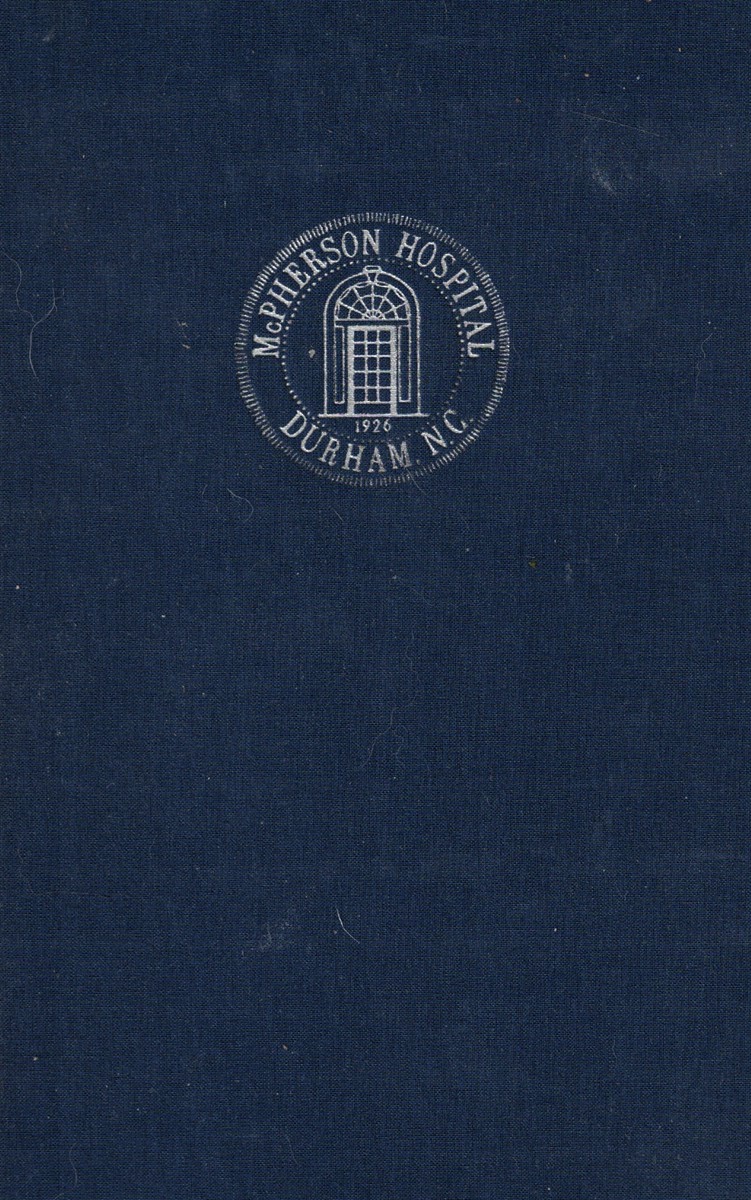 McPherson Hospital - Personal Recollections and a Brief History