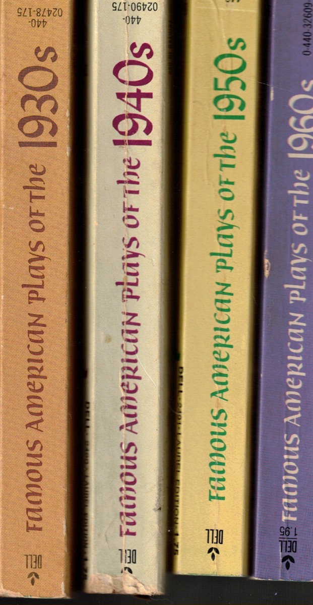 Famous American Plays of the 1930s, the 1940s, the 1950s, the 1960s Lot of 4 Books on American Plays