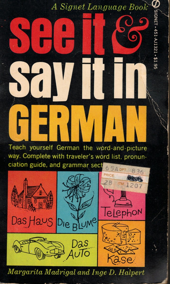 See it and Say it in German