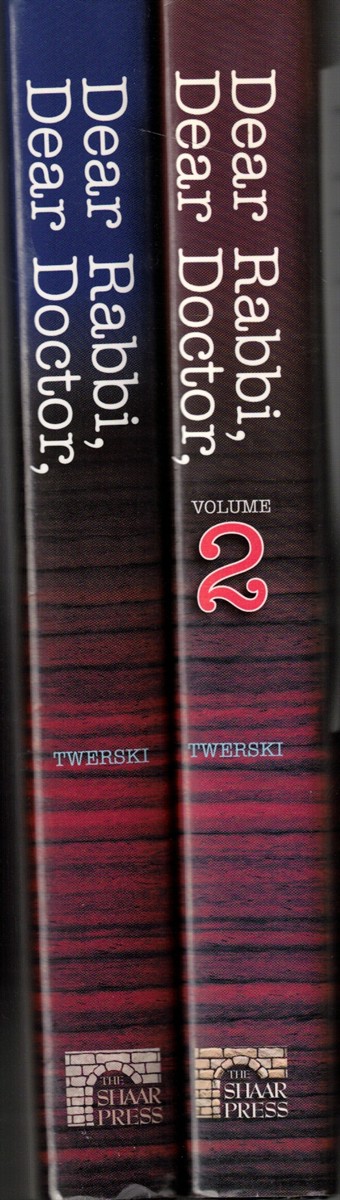 Dear Rabbi, Dear Doctor 2 Volumes