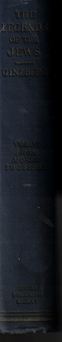 The Legends of the Jews Vol. VI