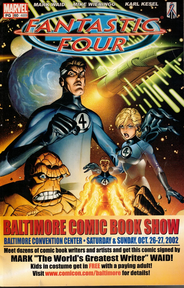 Image for Fantastic Four - Vol 3, No 60 Baltimore Comic Book Show Fantastic Four - Vol 3, No 60 Baltimore Comic Book Show