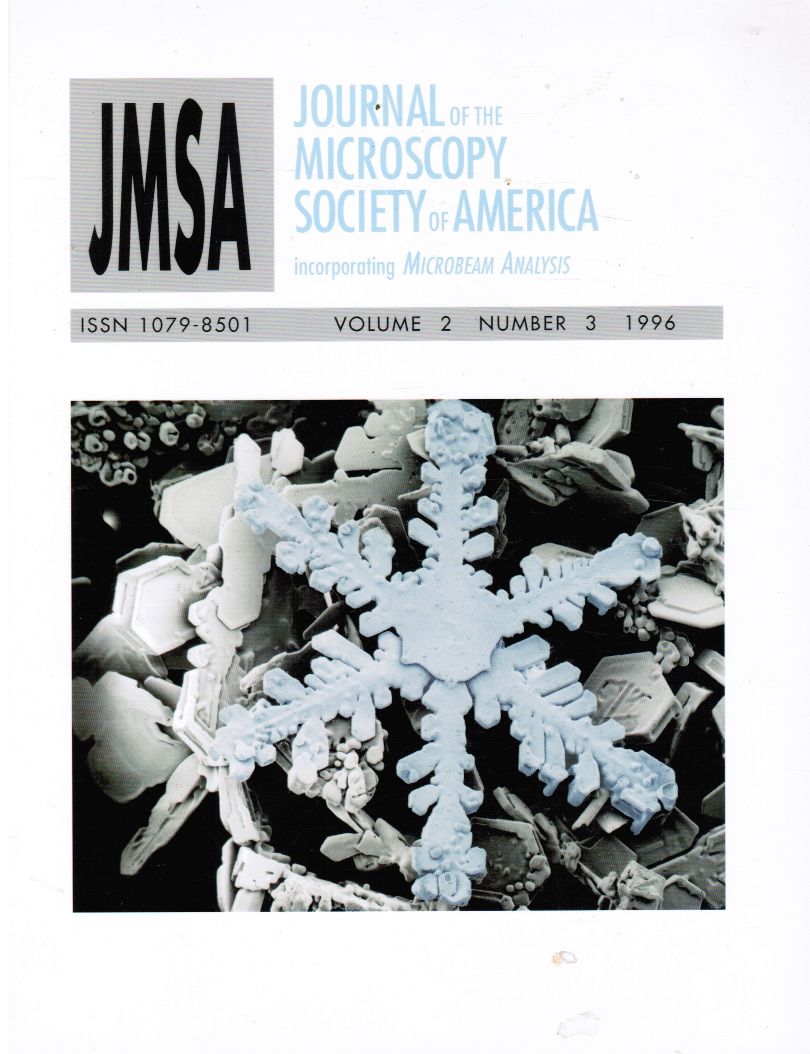 REVEL, JEAN PAUL, EDITOR IN CHIEF - Jmsa: Journal of the Microscopy Society of America: Vol 2, #3, 1996