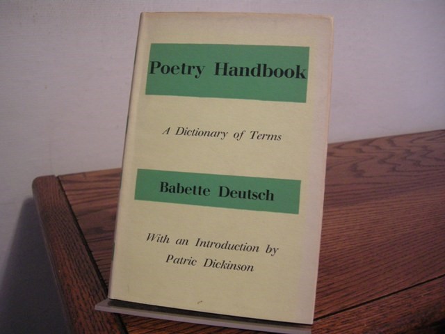 Poetry Handbook: A Dictionary of Terms