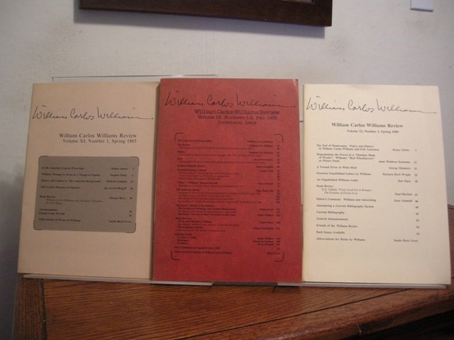 William Carlos Williams Review (3 Issues)