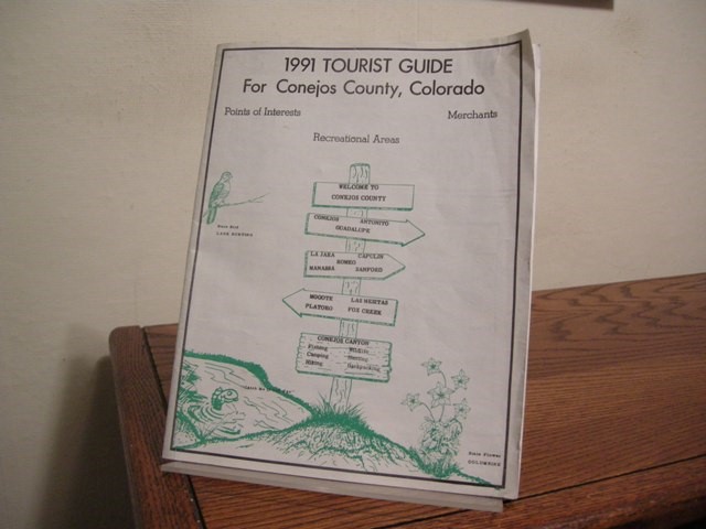 1991 Tourist Guide for Conejos County, Colorado
