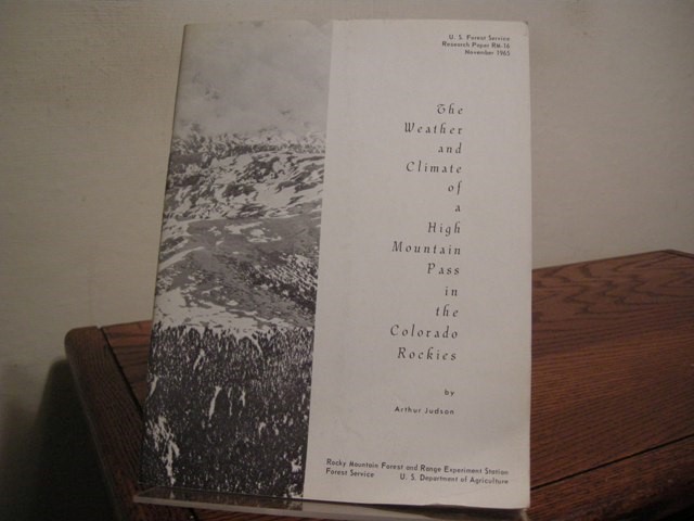 The Weather and Climate of a High Mountain Pass in the Colorado Rockies
