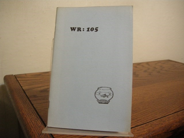 Wormwood Review: Volume 27, Number 1, Issue 105