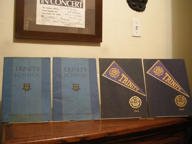Trinity School [New York] Yearbooks (Four Volumes)