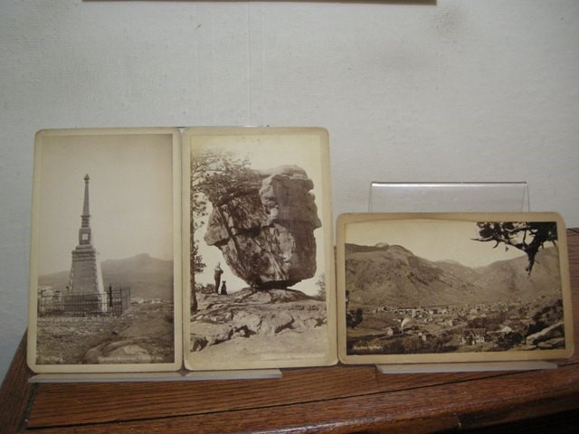 Three Colorado Landscape Views [Cabinet Cards]