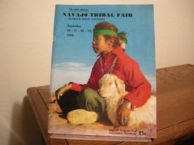 The 13th Annual Navajo Tribal Fair, Window Rock, Arizona, September 10-11-12-13, 1959 Souvenir program and information handbook