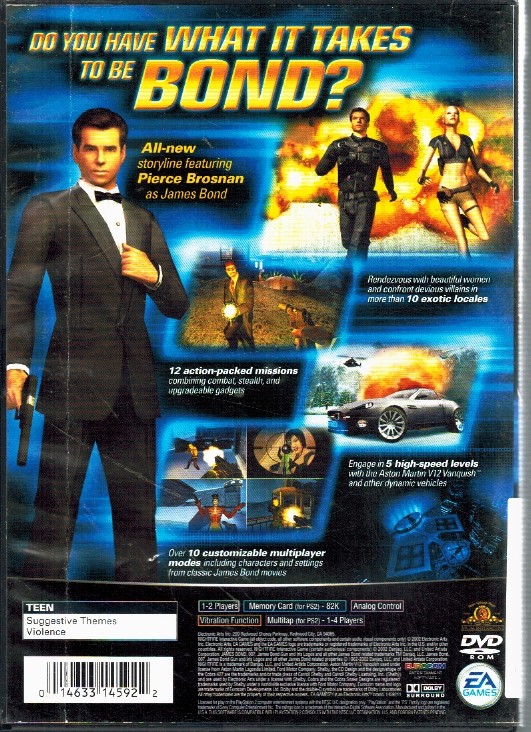 sjælden børste kompleksitet JAMES BOND 007 Nightfire - Playstation 2 - Video Game - Very Good Condition  | eBay