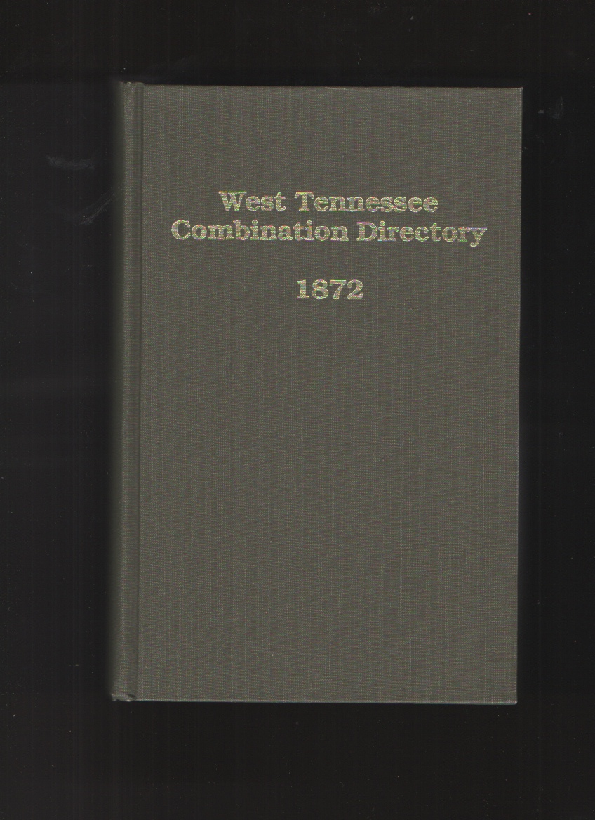 Image for West Tennessee Combination Directory 1872