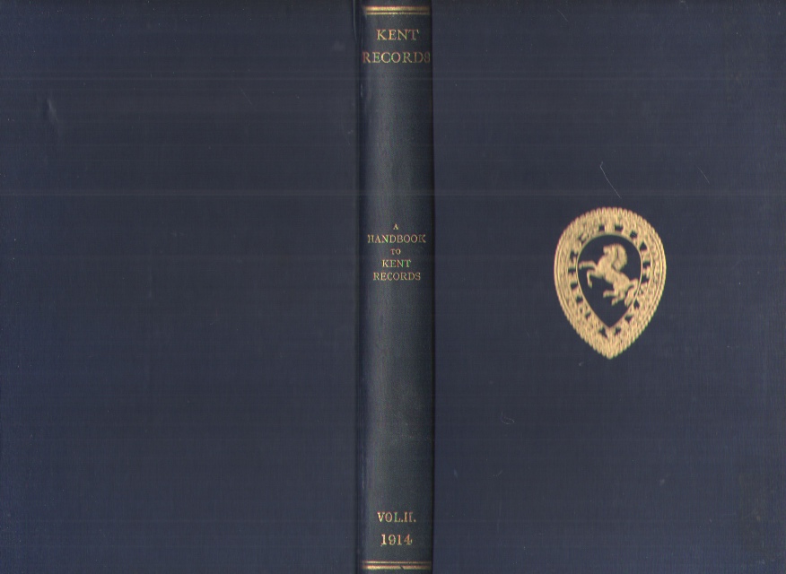Image for Kent Archaeological Society, Records Branch, Volume II