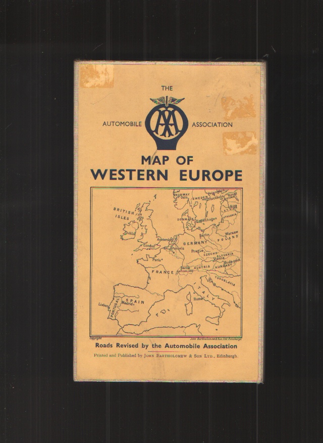 Image for The Automobile Association Map of Western Europe (Folding Map)