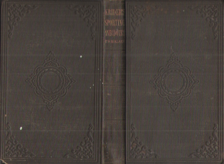 Image for Krider's Sporting Anecdotes