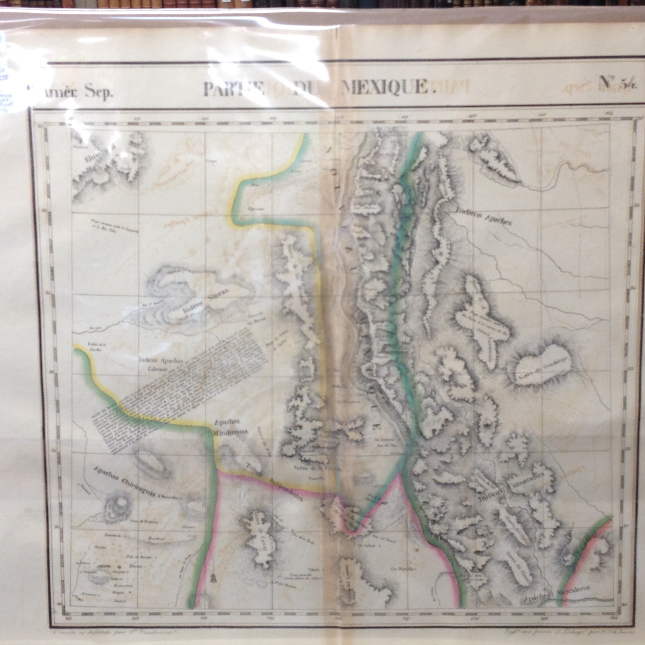 Image for Atlas Universel De Geographie, Physique, Politique Et Mineralogique North America - Map of Present Day New Mexico (Partie Du Mexique)