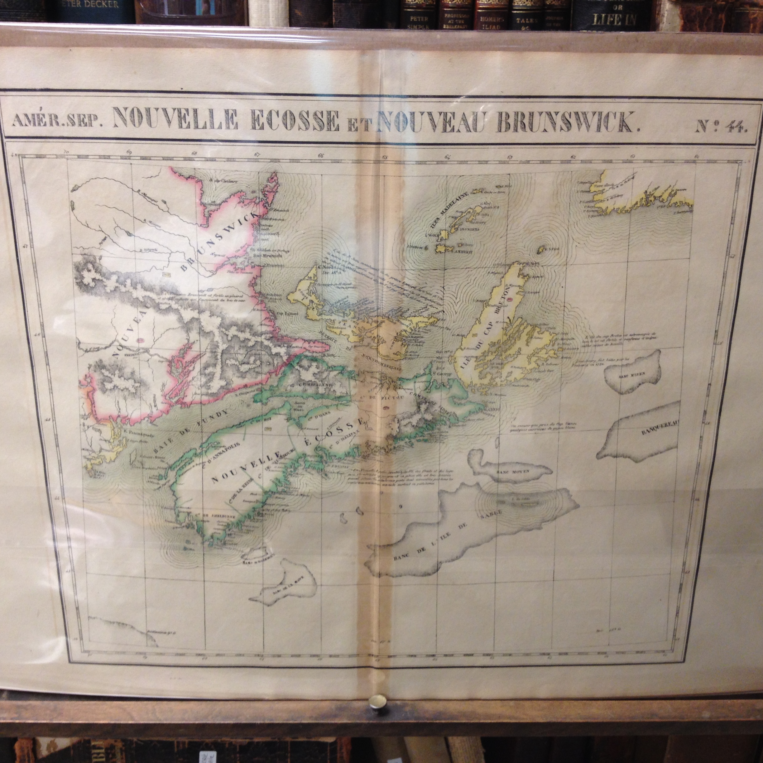 Image for Atlas Universel De Geographie, Physique, Politique Et Mineralogique North America - Map of Nova Scotia and New Brunswick (Nouvelle Ecosse Et Nouveau Brunswick)