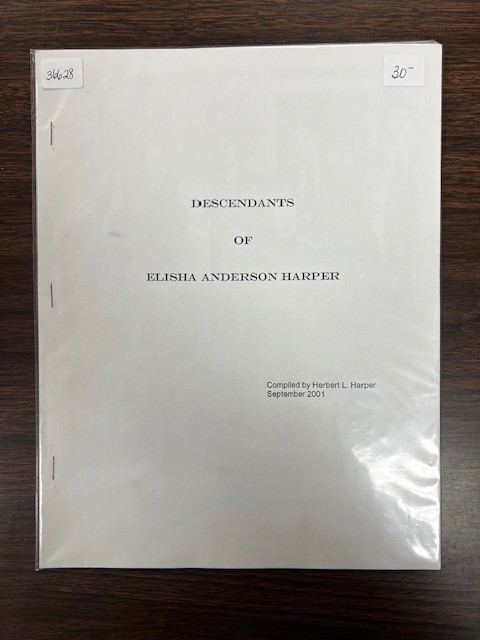 Descendants of Elisha Anderson Harper