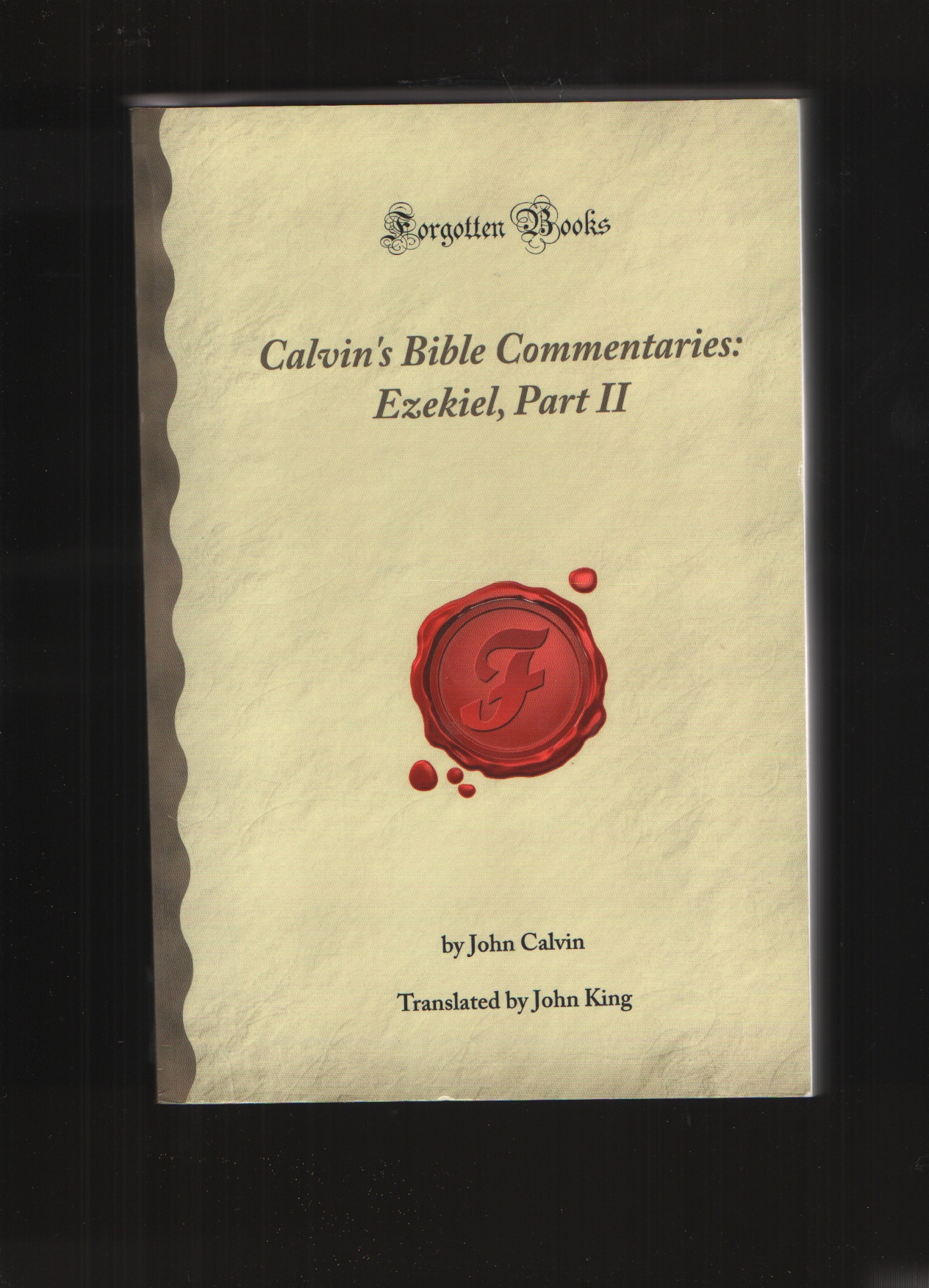 Image for Calvin's Bible Commentaries  Ezekiel, Part II: